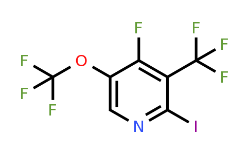 4-Fluoro-2-iodo-5-(trifluoromethoxy)-3-(trifluoromethyl)pyridine