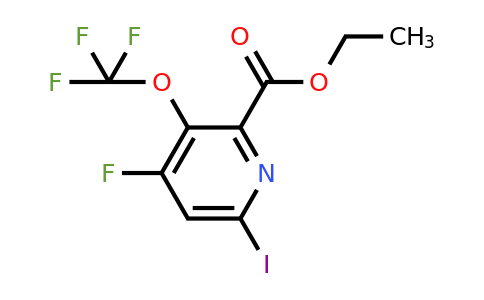 1804308-23-3 | Ethyl 4-fluoro-6-iodo-3-(trifluoromethoxy)pyridine-2-carboxylate