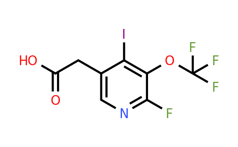 2-Fluoro-4-iodo-3-(trifluoromethoxy)pyridine-5-acetic acid