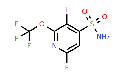 6-Fluoro-3-iodo-2-(trifluoromethoxy)pyridine-4-sulfonamide
