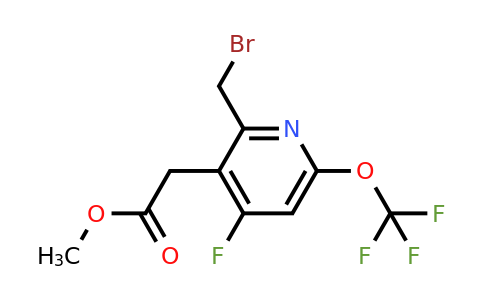 Methyl 2-(bromomethyl)-4-fluoro-6-(trifluoromethoxy)pyridine-3-acetate