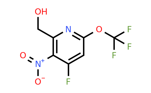 4-Fluoro-3-nitro-6-(trifluoromethoxy)pyridine-2-methanol