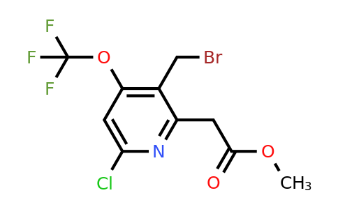 1804321-92-3 | Methyl 3-(bromomethyl)-6-chloro-4-(trifluoromethoxy)pyridine-2-acetate