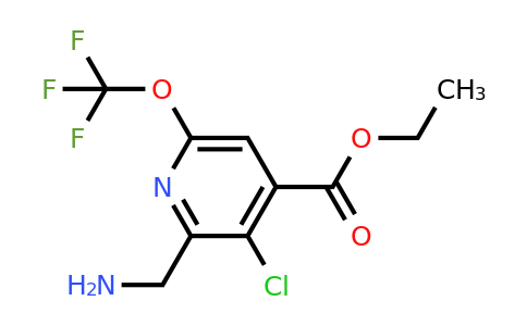 1804327-21-6 | Ethyl 2-(aminomethyl)-3-chloro-6-(trifluoromethoxy)pyridine-4-carboxylate