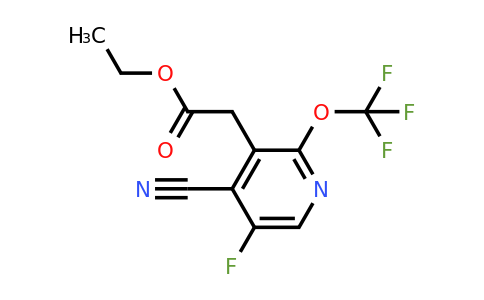 1804329-85-8 | Ethyl 4-cyano-5-fluoro-2-(trifluoromethoxy)pyridine-3-acetate