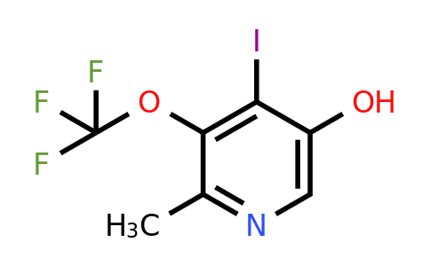 1804334-86-8 | 5-Hydroxy-4-iodo-2-methyl-3-(trifluoromethoxy)pyridine