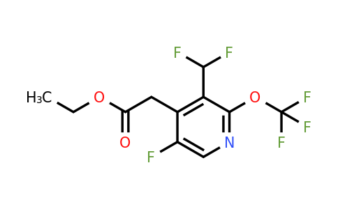 1804337-93-6 | Ethyl 3-(difluoromethyl)-5-fluoro-2-(trifluoromethoxy)pyridine-4-acetate