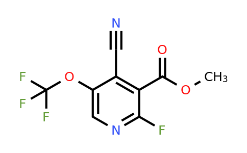 Methyl 4-cyano-2-fluoro-5-(trifluoromethoxy)pyridine-3-carboxylate