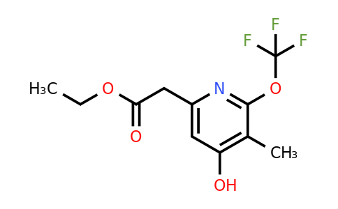 1804344-60-2 | Ethyl 4-hydroxy-3-methyl-2-(trifluoromethoxy)pyridine-6-acetate