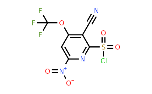 1804344-61-3 | 3-Cyano-6-nitro-4-(trifluoromethoxy)pyridine-2-sulfonyl chloride
