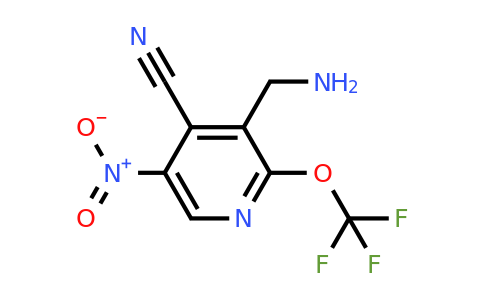 3-(Aminomethyl)-4-cyano-5-nitro-2-(trifluoromethoxy)pyridine