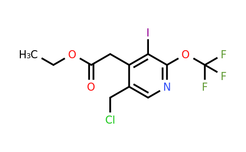 1804348-76-2 | Ethyl 5-(chloromethyl)-3-iodo-2-(trifluoromethoxy)pyridine-4-acetate