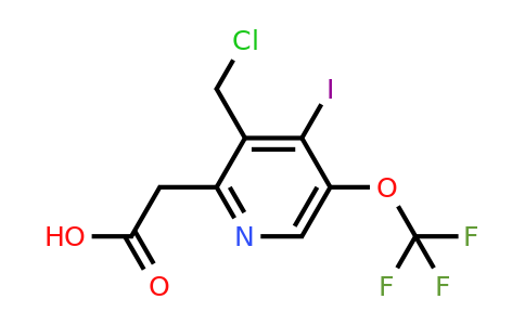 3-(Chloromethyl)-4-iodo-5-(trifluoromethoxy)pyridine-2-acetic acid