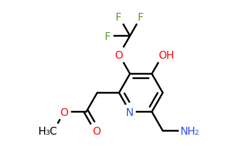 1804356-16-8 | Methyl 6-(aminomethyl)-4-hydroxy-3-(trifluoromethoxy)pyridine-2-acetate