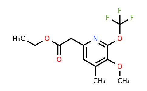 1804357-96-7 | Ethyl 3-methoxy-4-methyl-2-(trifluoromethoxy)pyridine-6-acetate