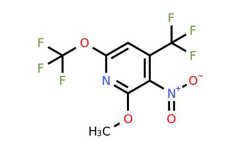 2-Methoxy-3-nitro-6-(trifluoromethoxy)-4-(trifluoromethyl)pyridine