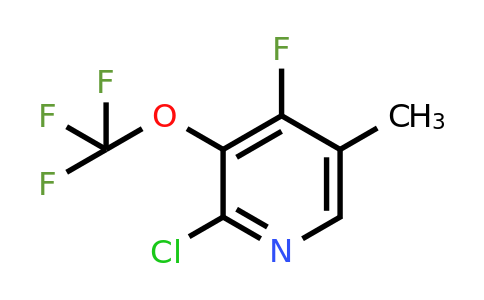 1804363-31-2 | 2-Chloro-4-fluoro-5-methyl-3-(trifluoromethoxy)pyridine