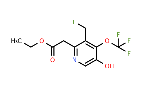 1804364-85-9 | Ethyl 3-(fluoromethyl)-5-hydroxy-4-(trifluoromethoxy)pyridine-2-acetate