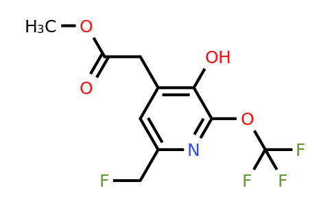 1804366-35-5 | Methyl 6-(fluoromethyl)-3-hydroxy-2-(trifluoromethoxy)pyridine-4-acetate