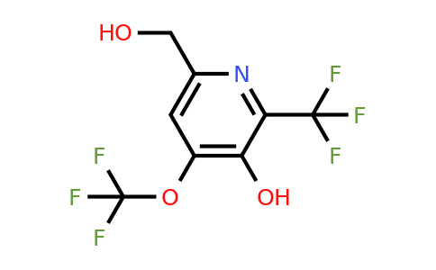 3-Hydroxy-4-(trifluoromethoxy)-2-(trifluoromethyl)pyridine-6-methanol