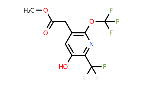 1804368-12-4 | Methyl 3-hydroxy-6-(trifluoromethoxy)-2-(trifluoromethyl)pyridine-5-acetate