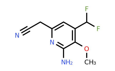 2-Amino-4-(difluoromethyl)-3-methoxypyridine-6-acetonitrile