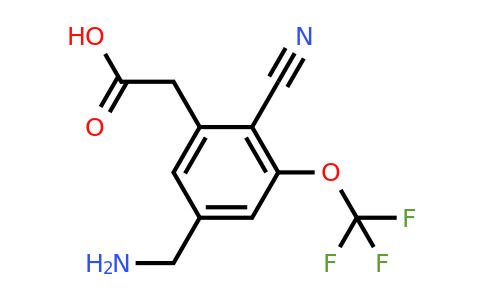 1804371-81-0 | 5-Aminomethyl-2-cyano-3-(trifluoromethoxy)phenylacetic acid