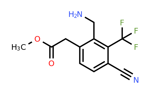 1804373-34-9 | Methyl 2-aminomethyl-4-cyano-3-(trifluoromethyl)phenylacetate