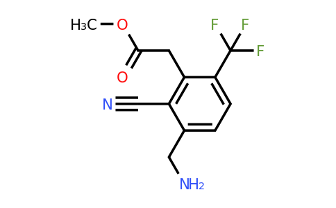 1804373-41-8 | Methyl 3-aminomethyl-2-cyano-6-(trifluoromethyl)phenylacetate