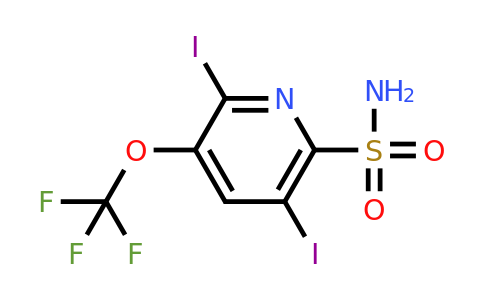 1804374-78-4 | 2,5-Diiodo-3-(trifluoromethoxy)pyridine-6-sulfonamide