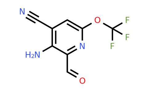 3-Amino-4-cyano-6-(trifluoromethoxy)pyridine-2-carboxaldehyde