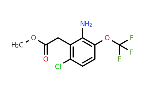 1804377-21-6 | Methyl 2-amino-6-chloro-3-(trifluoromethoxy)phenylacetate