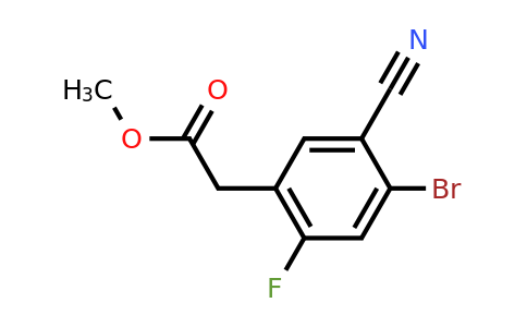 1804380-97-9 | Methyl 4-bromo-5-cyano-2-fluorophenylacetate