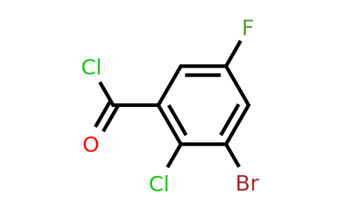 1804382-19-1 | 3-Bromo-2-chloro-5-fluorobenzoyl chloride