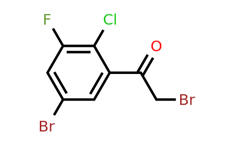 1804382-43-1 | 5'-Bromo-2'-chloro-3'-fluorophenacyl bromide