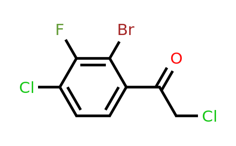 1804382-52-2 | 2'-Bromo-4'-chloro-3'-fluorophenacyl chloride