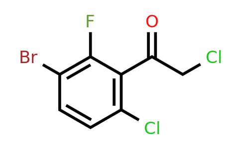 1804382-62-4 | 3'-Bromo-6'-chloro-2'-fluorophenacyl chloride