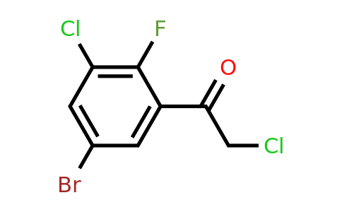 1804382-66-8 | 5'-Bromo-3'-chloro-2'-fluorophenacyl chloride