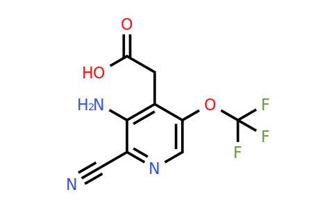 3-Amino-2-cyano-5-(trifluoromethoxy)pyridine-4-acetic acid