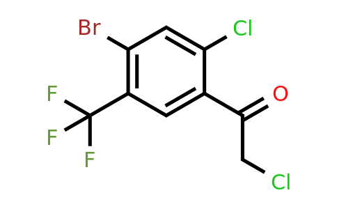 1804384-63-1 | 4'-Bromo-2'-chloro-5'-(trifluoromethyl)phenacyl chloride
