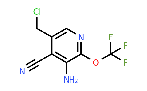 3-Amino-5-(chloromethyl)-4-cyano-2-(trifluoromethoxy)pyridine