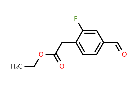 1804387-02-7 | Ethyl 2-fluoro-4-formylphenylacetate