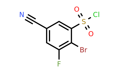 1804387-28-7 | 2-Bromo-5-cyano-3-fluorobenzenesulfonyl chloride
