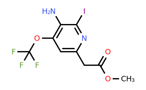 1804388-11-1 | Methyl 3-amino-2-iodo-4-(trifluoromethoxy)pyridine-6-acetate