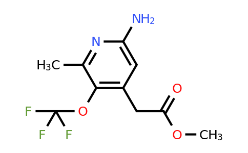 Methyl 6-amino-2-methyl-3-(trifluoromethoxy)pyridine-4-acetate