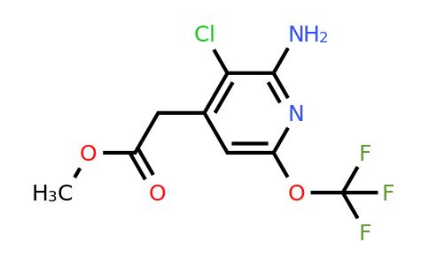 Methyl 2-amino-3-chloro-6-(trifluoromethoxy)pyridine-4-acetate