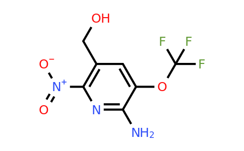 2-Amino-6-nitro-3-(trifluoromethoxy)pyridine-5-methanol
