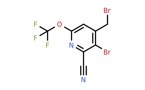 3-Bromo-4-(bromomethyl)-2-cyano-6-(trifluoromethoxy)pyridine