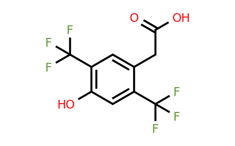 1804400-61-0 | 2,5-Bis(trifluoromethyl)-4-hydroxyphenylacetic acid