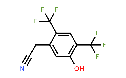 1804400-92-7 | 2,4-Bis(trifluoromethyl)-5-hydroxyphenylacetonitrile